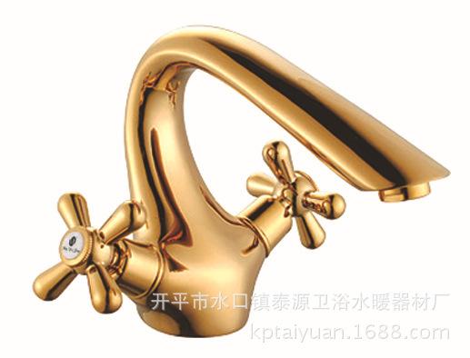 厂家直销 双把面盆台盆全铜仿古龙头/水暖卫浴洁具产品/1164k